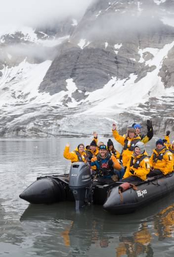 Zodiac Cruising in Svalbard