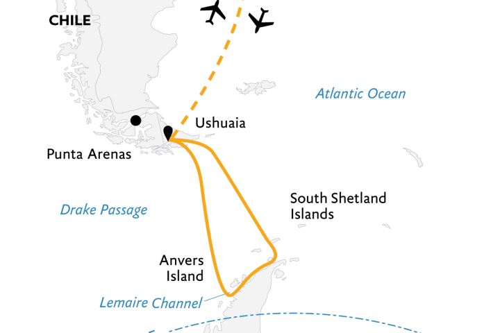 Antarctic Explorer: Discovering the 7th Continent (Buenos Aires) (Itinerary Map)