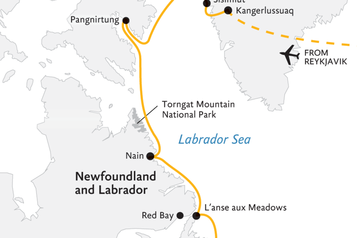 Greenland to Newfoundland: Mountains Wildlife and Viking History