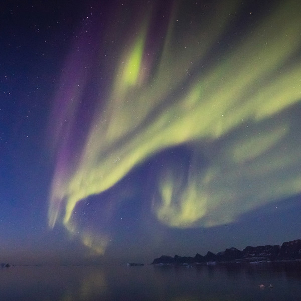Northern lights display