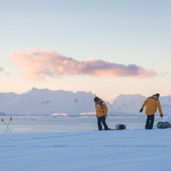 Camping in the Antarctic Peninsula