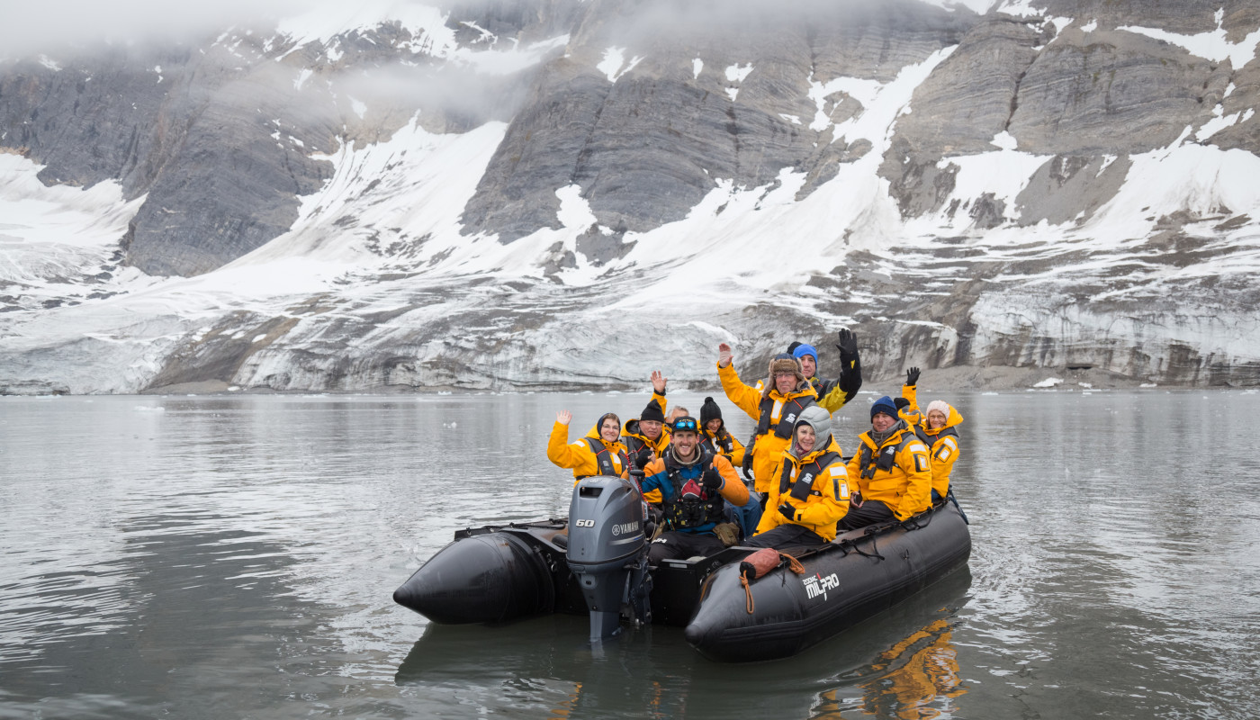 Zodiac Cruising in Svalbard